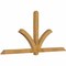 Ekena Millwork Redmond Rough Sawn Timber Gable Bracket, Western Red Cedar, 96"W x 44"H x 4"D x 4"F, 11/12 Pitch GBW096X44X0404RED00RWR - alternate 5